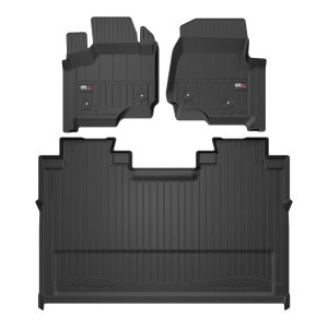 Ford F-250 Floor Mat - Omac - Proline Premium TPE 3 Pcs - Black - '17-'22